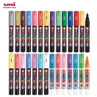 1pcs Uni POSCA  Acrylic Marker Pen PC-1M  0.7mm Plumones Rotuladores POP Poster Pen Graffiti Advertisement School Art Supplies 1