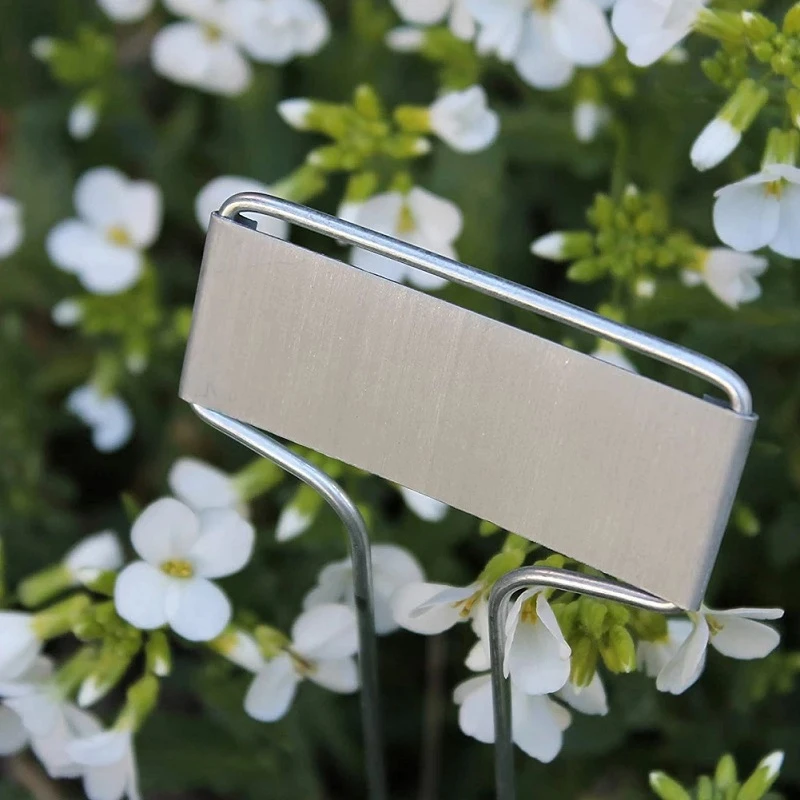 Description Picture 5 of item10/20Pcs Metal Plant Labels Handwritten Seedling Tags Aluminum Stake for Garden Flowers Vegetables Supplies 4/6/8/10Inch