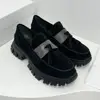 Bead Chain Women's Suede Shoes Tassels Stitching Fashion Ladies Loafers 4
