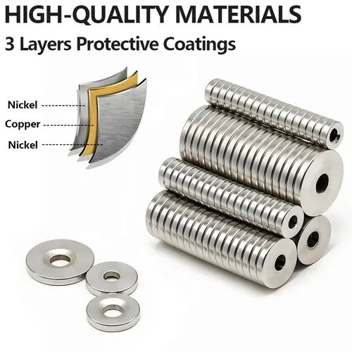 Super Powerful Round Magnet with holes Neodymium Magnet NdfeB N35 Strong Permanent Magnetic imanes Refrigerator DIY - Image 3