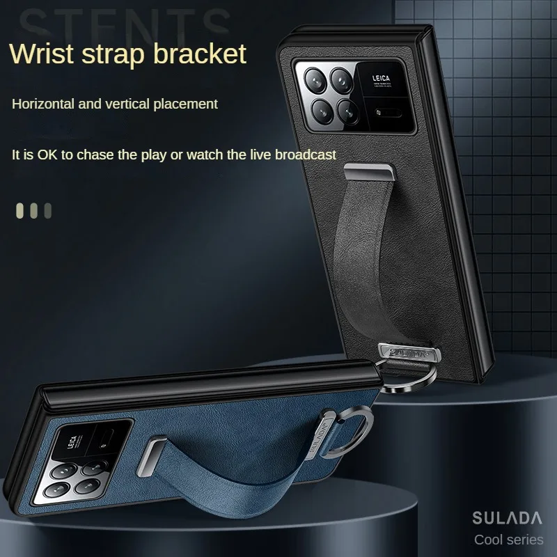 Staffa Per Cinturino Da Polso Per Xiaomi Mix Fold 3 Custodia Sulada Trendy Cool For Mix Fold 2 Fold Custodia In Pelle Per Xiaomi Mix Fold 3 Case