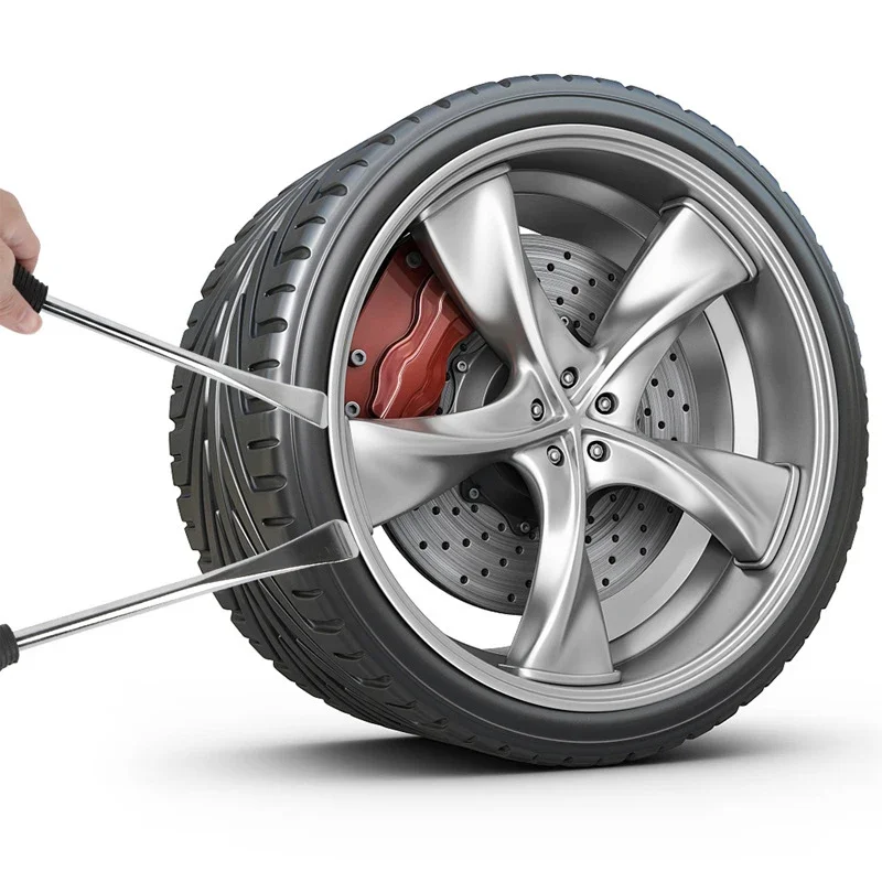 Car Motorcycle Bike Tire Replacement Rod Tire Spoon Crowbar Tool Wheel Hub Protector Professional Repair Tool