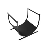 Firewood Rack for Fireplace Storage Metal Heavy Duty Curved Wood Rack Indoor 2