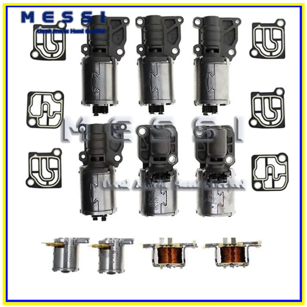 

100% NEw 10PCS DQ500 DL501 0B5 Transmission Solenoid Set Suit For Audi A4 A6 A7 Q5 7-Speed 08-11