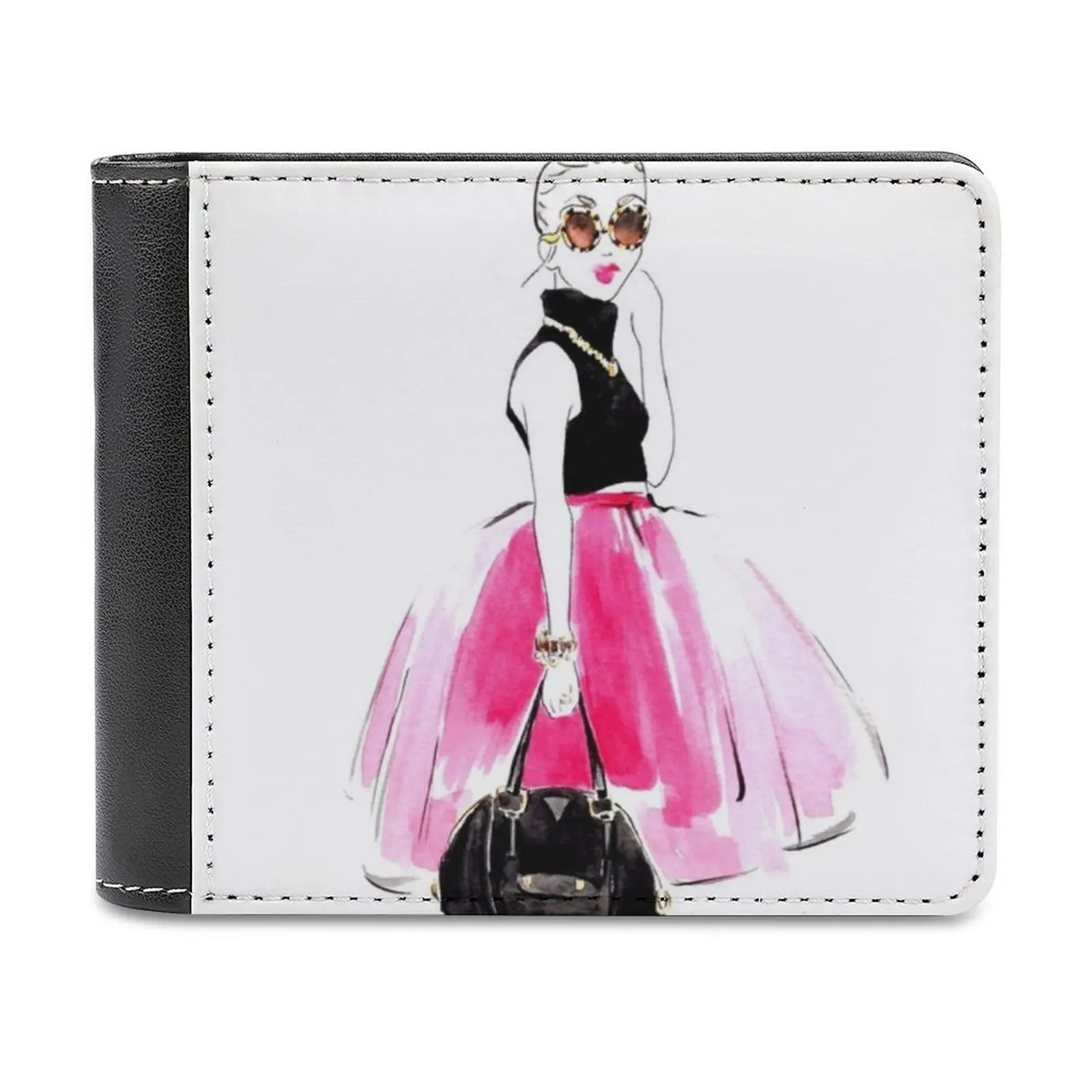

Fashion Blogger Leather Wallets Men Wallet Credit Business Card Holders High Quality Wallet New Fashion Fashion Art Fashion