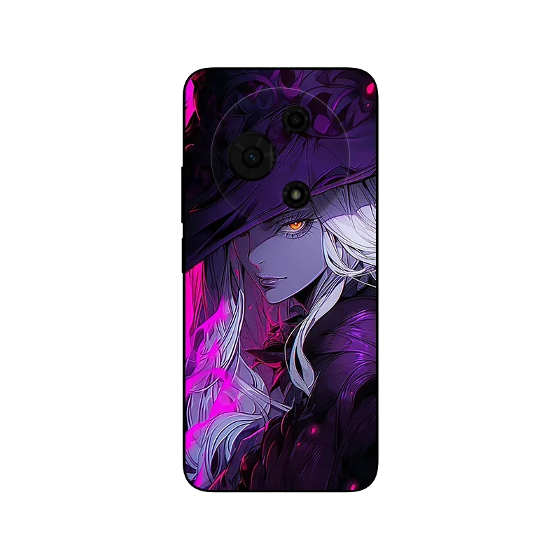 Floral Wolf Soft Silicone Phone Cover