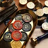 HP Slytherin Hufflepuff Ravenclaw Malfoy Wax Seal Stamp High Quality Fan Gift 4