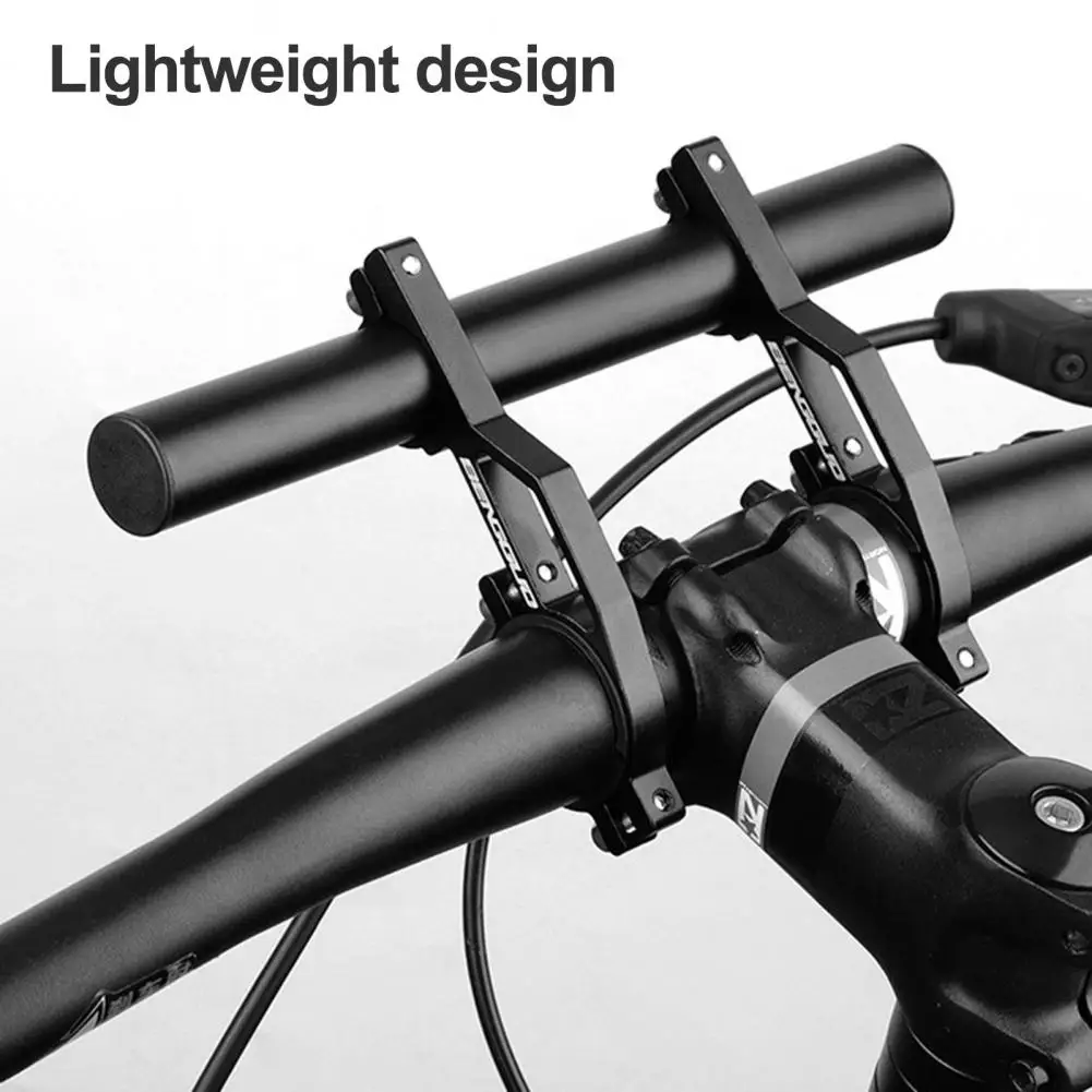 Handlebar Extension Bracket Bicycle Handlebar Extender for Bike Light Phone Code Meter Aluminum Alloy Bracket for Mtb Phone