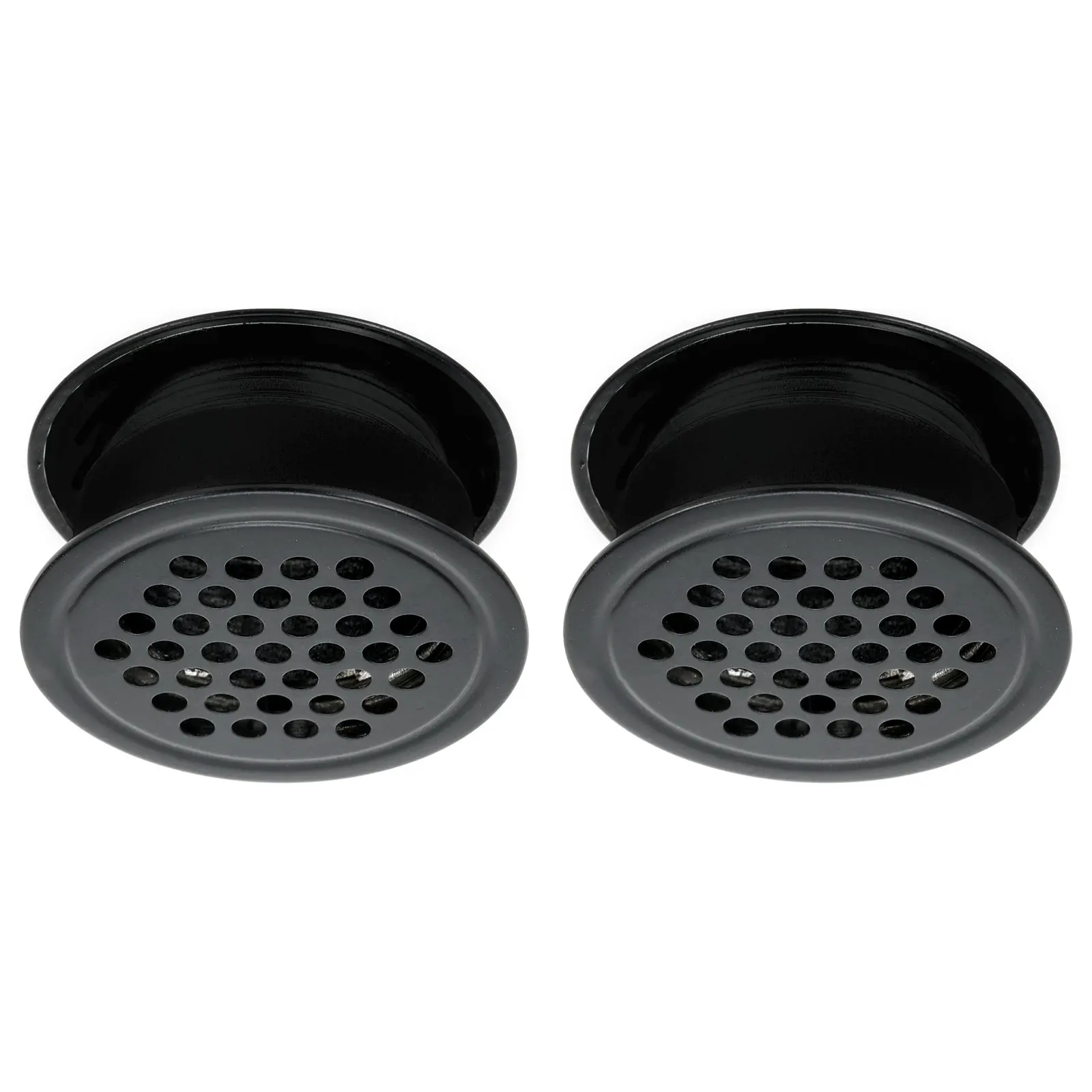 

2pcs Air Vent Grille Air Outlet Fresh System Air Vent Grille Ventilation Plugs Metal Ventilation Plugs Home Office Air Vent