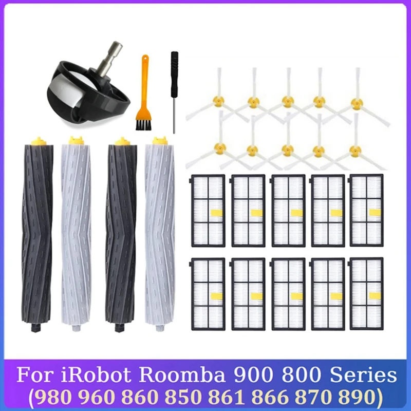 

Запчасти для Irobot Roomba 800 900 860 865 866 870 880 885 890 960 980 990, основная боковая щетка, фильтр НЕРА