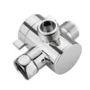 1/2 Inch Three Way T-adapter  For Toilet Bidet Shower Head Diverter Bathroom accessories 4