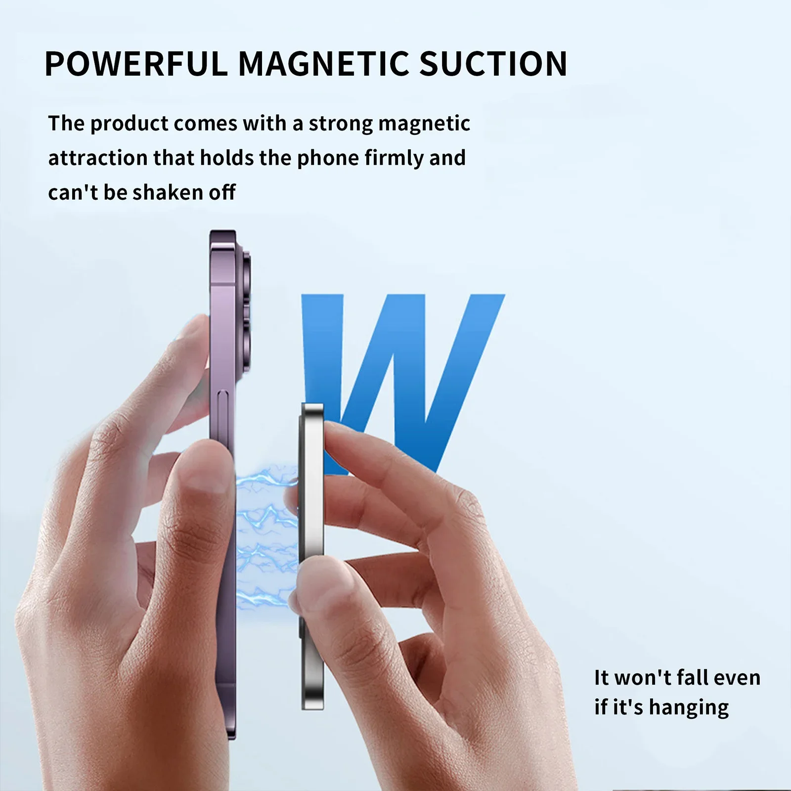 Wireless Magnetic Mount Vlog Selfie Monitor Screen Phone Rear Camera Selfie WiFi Bluetooth Connection for Selfie Live Vlog