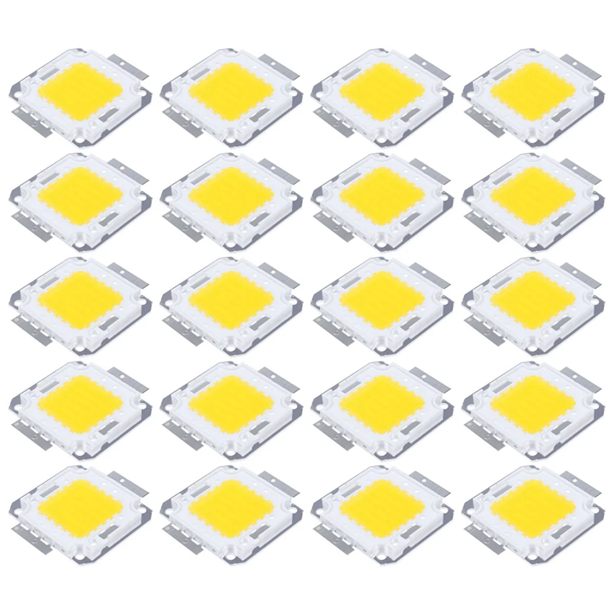 BAAU 20X 3800LM 50W LED Chip Bulb Lamp Light Warm White High Power DIY