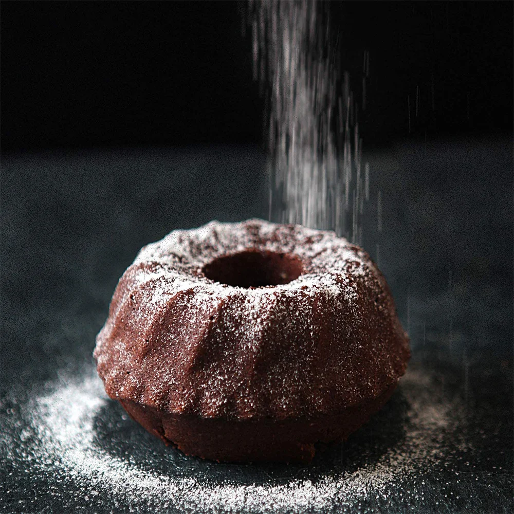 2 Layers of Non-Stick Marquise Fluted Bundt Cake Pan - AliExpress