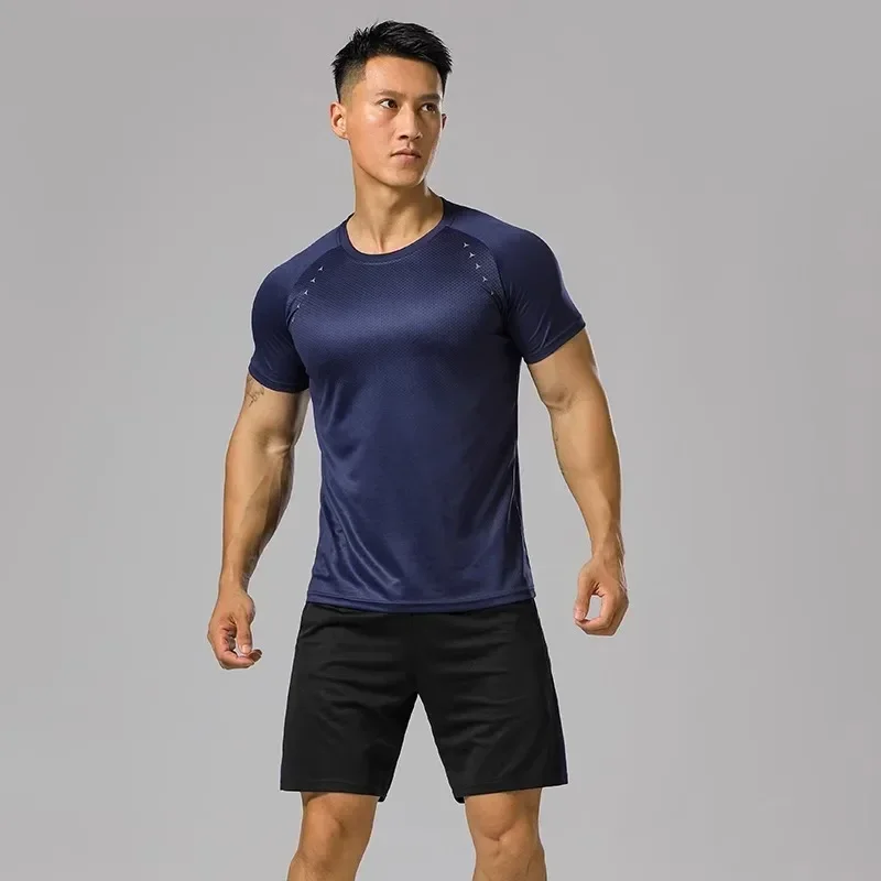 Sports Men Summer Vest Running Sportswear Quick-drying Gym Fitness Clothes Badminton Clothes Casual Sleeveless T-shorts Tops 6