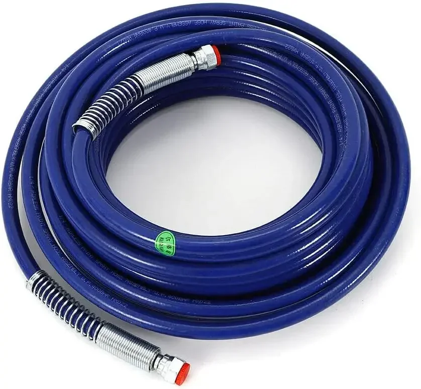 Leichter, flexibler Faserschlauch, 15 Meter flexibler Faserschlauch, geeignet für 3300 PSI Airless-Farbspritzschlauch (blau), brandneu