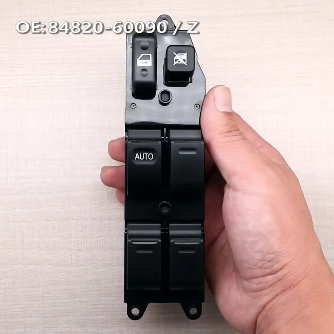 Electric Power Window Master Control Switch – For Toyota Echo 2000-2005 – Left Side, Push-Button, JDMSPEED