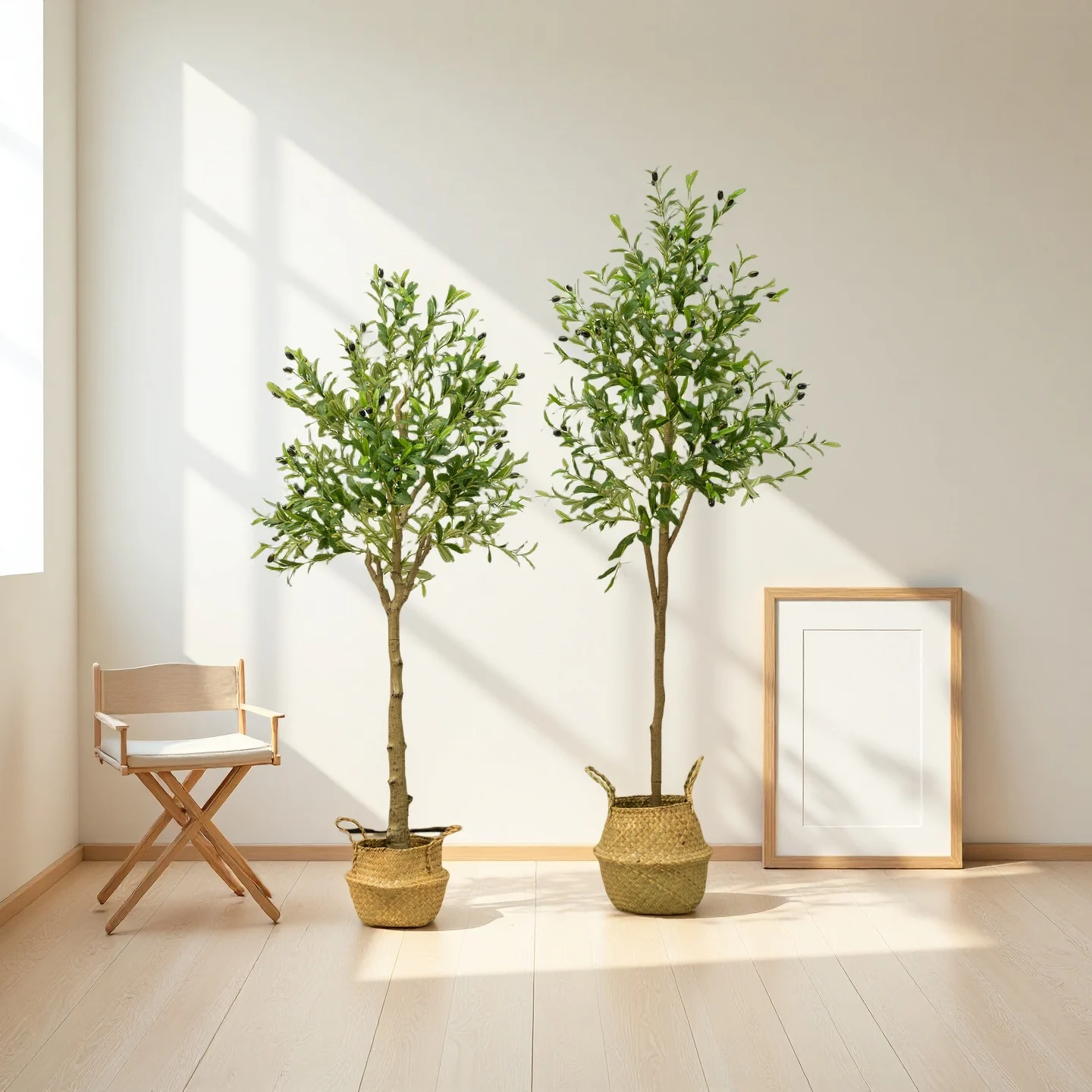 Artificial Plants Artificial Decorative Plants Olive Tree Room Decoration 6 FT Olive Tree With Fruit For Home Garden Decor - 1