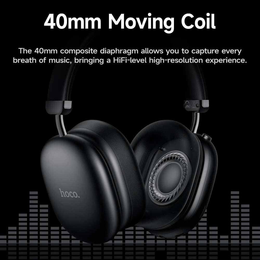 hoco. ワイヤレスヘッドホン ブラック hoco. ワイヤレスヘッドホン ブラック
