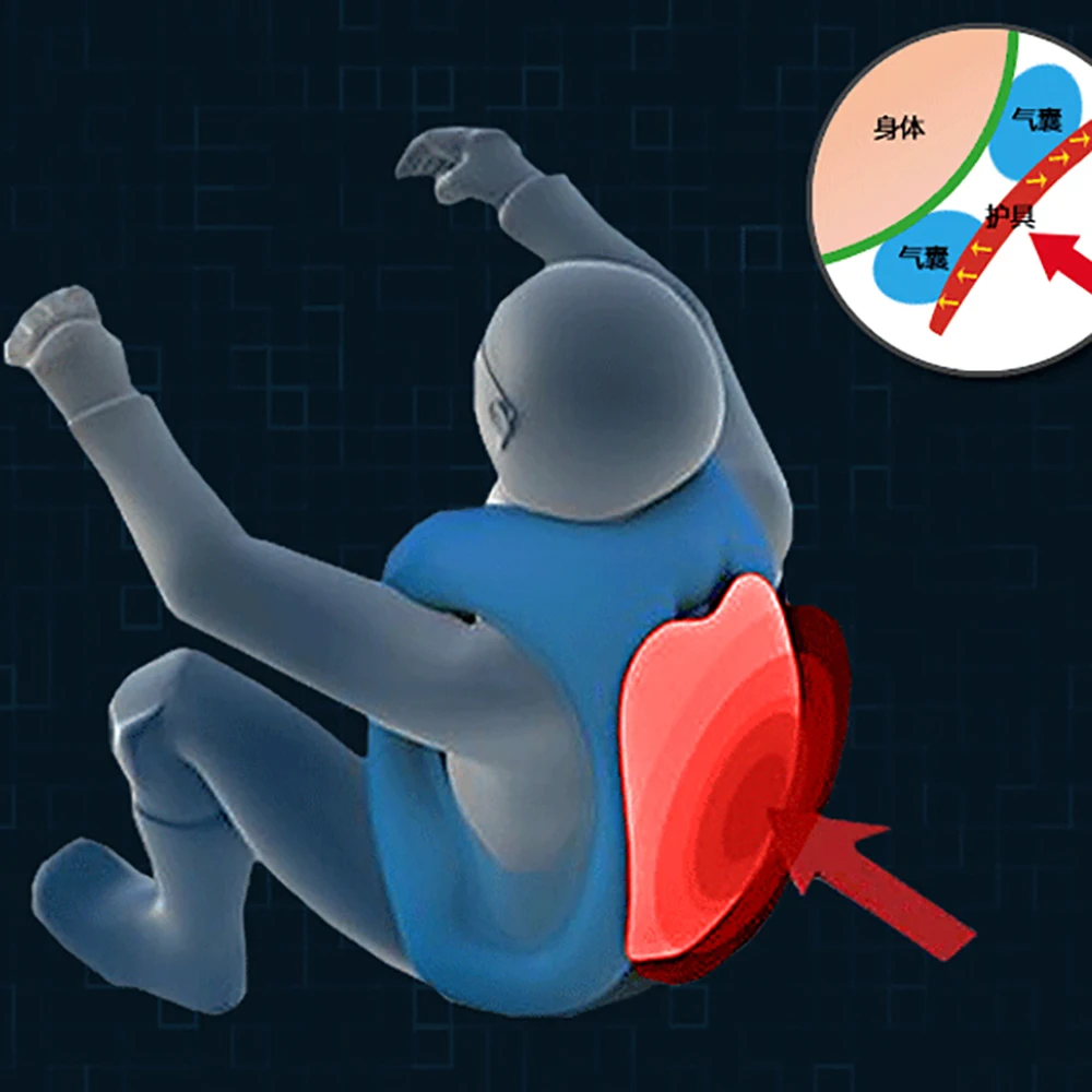 반사 기능 오토바이 에어백 슈트 오토바이 에어백 조끼 야외 모토 라이딩 모토크로스 보호 에어백 추락 방지
