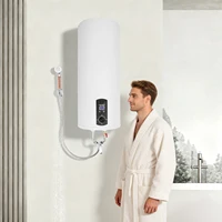 Chauffe-eau électrique 60L 2000W, réservoir avec kit de robinet de douche à main, affichage numérique de la température pour salle de bain 6