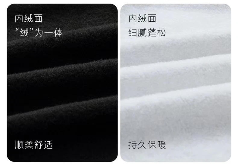 Whyworks 24aw Layered design fleece hoodie warm cotton poly material ideal and ykk zippers cleanfit casual