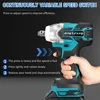 2 in 1 350N.m Electric Brushless Cordless Wrench 1/2 Screwdriver Li-ion Battery Impact Drill Power Tool For Makita 18V Battery 4