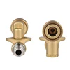 1/4" Quick Connect Rotary Coupler Adjustable Adapter with 5 Spray Nozzles Copper Connection for High Pressure Car Washer 3