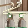 5/15PCS Z-Shape Non-Slip Trouser Rack Goose Type Dip Plastic Pants Rack Wardrobe Towel Scarf Storage Hangers Gym Pants Storage 3