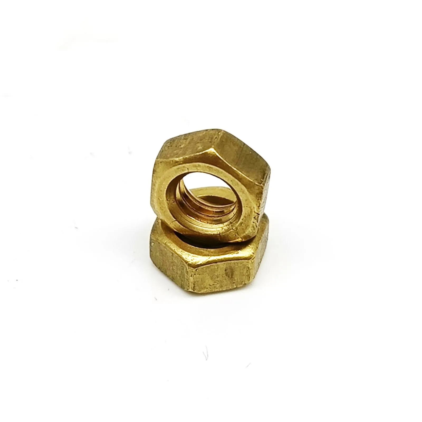 450pcs Small Micro Mini Hex Hexagon Nut Mix 8 Sizes M1.4 M1.6 M2 M2.5 M3 M4 M5 M6 Assortment Kit Box Set Solid Brass hexagon nuts