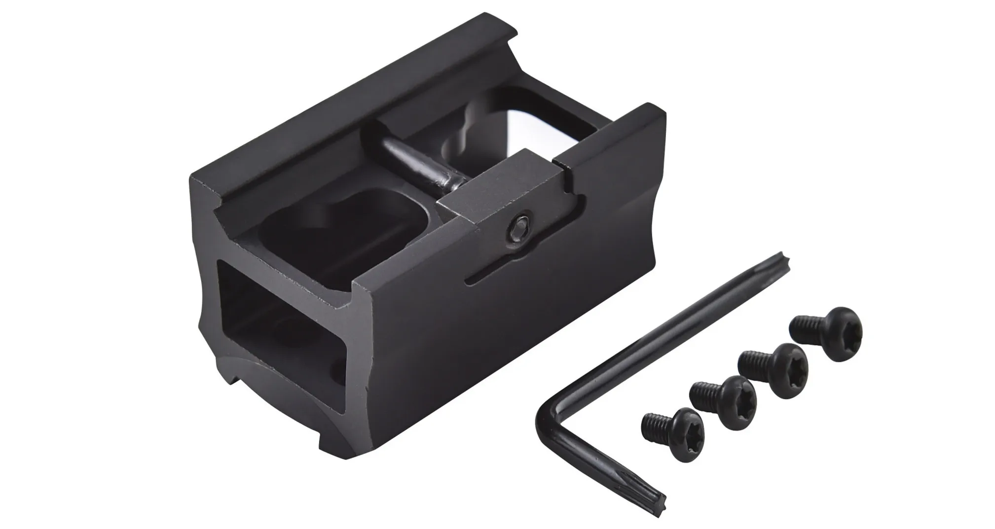 1.41 inch Compact Red Dot Sight Riser-Absolute Cowitness (Black, Absolute) 1 pair