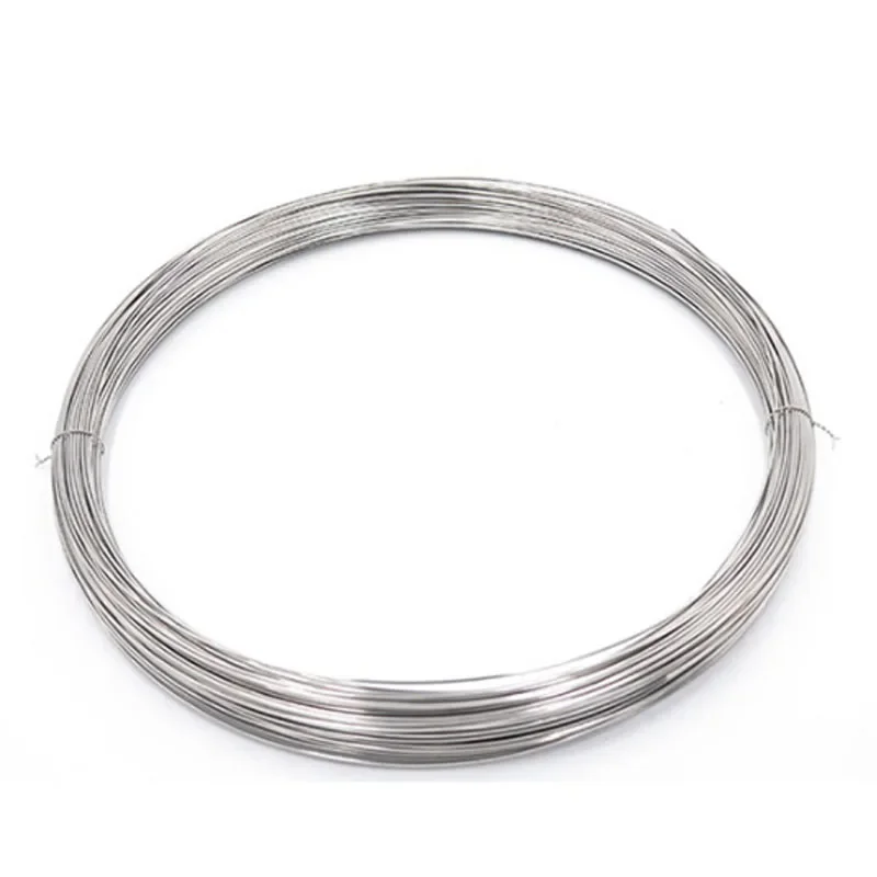1-30 Meters 304 Stainless Steel Soft/hard Steel Wire Diameter 0.05-3mm Single Strand Lashing Soft Iron Wire Rustproof