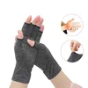 2 Pairs Arthritis Gloves Fingerless Compression Gloves Women Men for RSI,Carpal Tunnel, Rheumatoid, Tendonitis 3