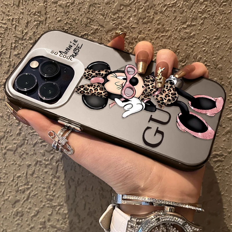 รูปสินค้า เคสไอโฟนลายมินนี่เมาส์น่ารัก ป้องกันการตก กระชับมือ