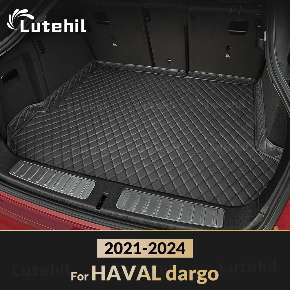 

Lutehil High Quality Leather Car Trunk Mat For HAVAL dargo 2021 2022 2023 2024 Custom Car Accessories Auto Interior Decoration