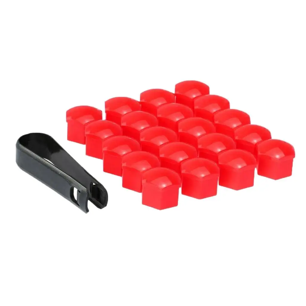 Pack of 20 Automotive Wheel Nuts 74" with Handy Removal Tool