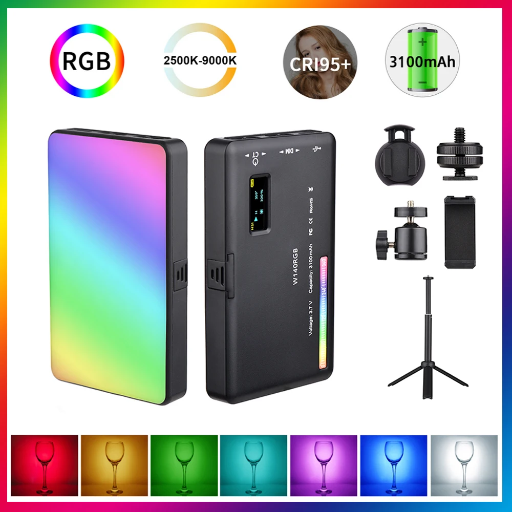 RU-W140-RGB-LED-Light-Video-Lights-Photography-Fill-Light-CRI95-2500 ...