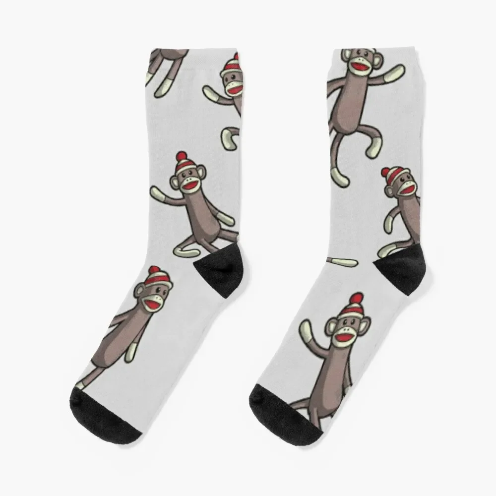 

Sock Monkey Action Socks new year winter gifts Designer Man Socks Women's