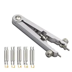 Deluxe 11 - Piece Watch Band Repair and Spring Bar Tool Set (Silver)