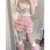 Y2K Sweet Ruffles Mini Skirt Women Kawaii Lolita Bow A Line Skirts Harajuku Japanese High Waist Pink White Ball Gown Skirt