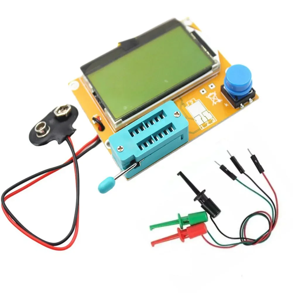 1pc LCR-T4 LCD Digital Graphic Transistor Tester Capacitor ESR Transistor Tester ESR Instrument Transistor Tester 4
