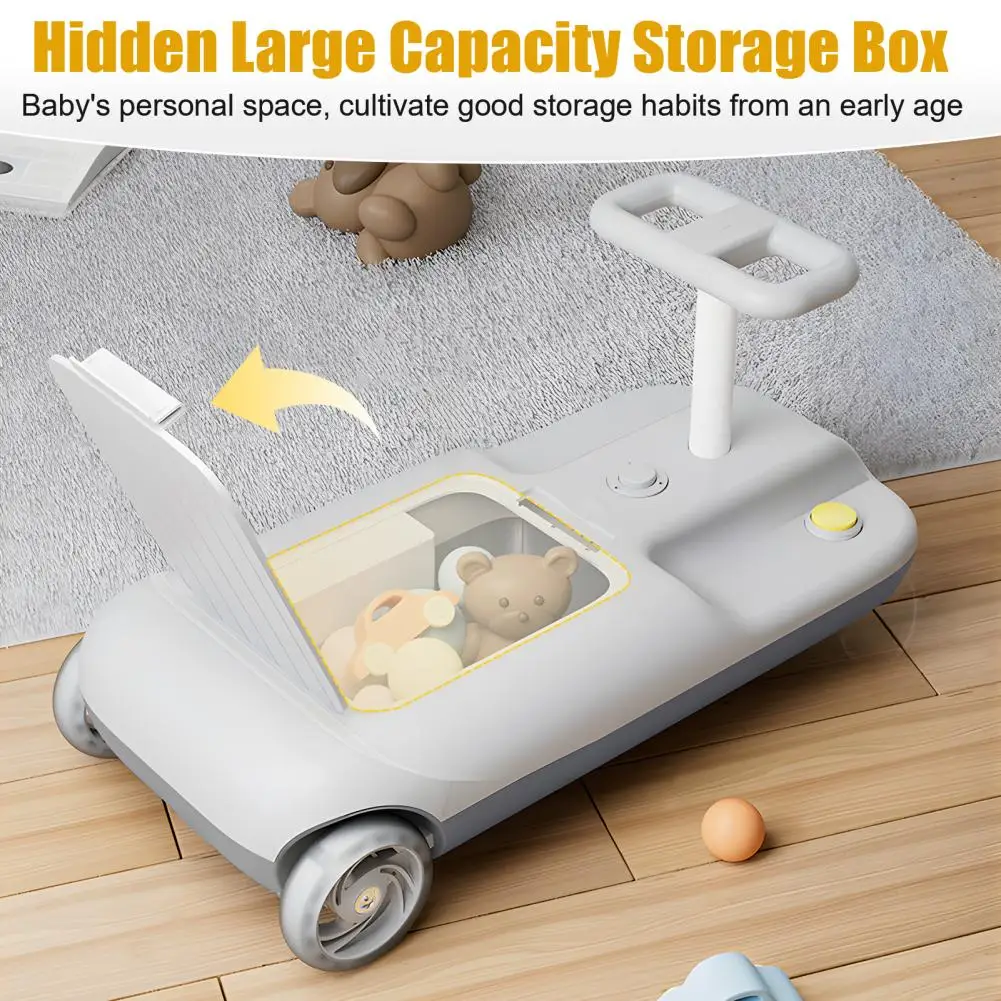 Go-kart with floor-cleaning mop function