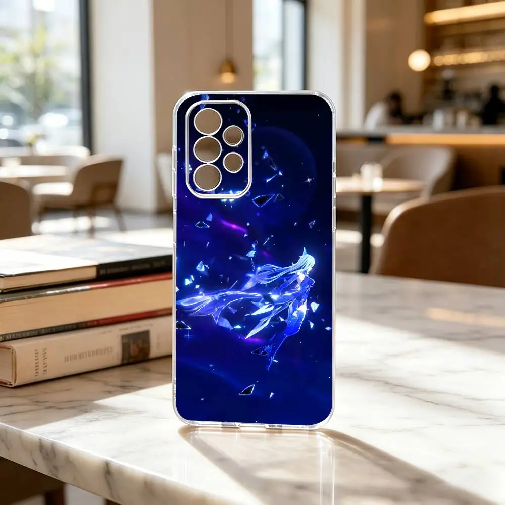 Genshin Impact Skirk Transparent Silicone Soft Phone Case