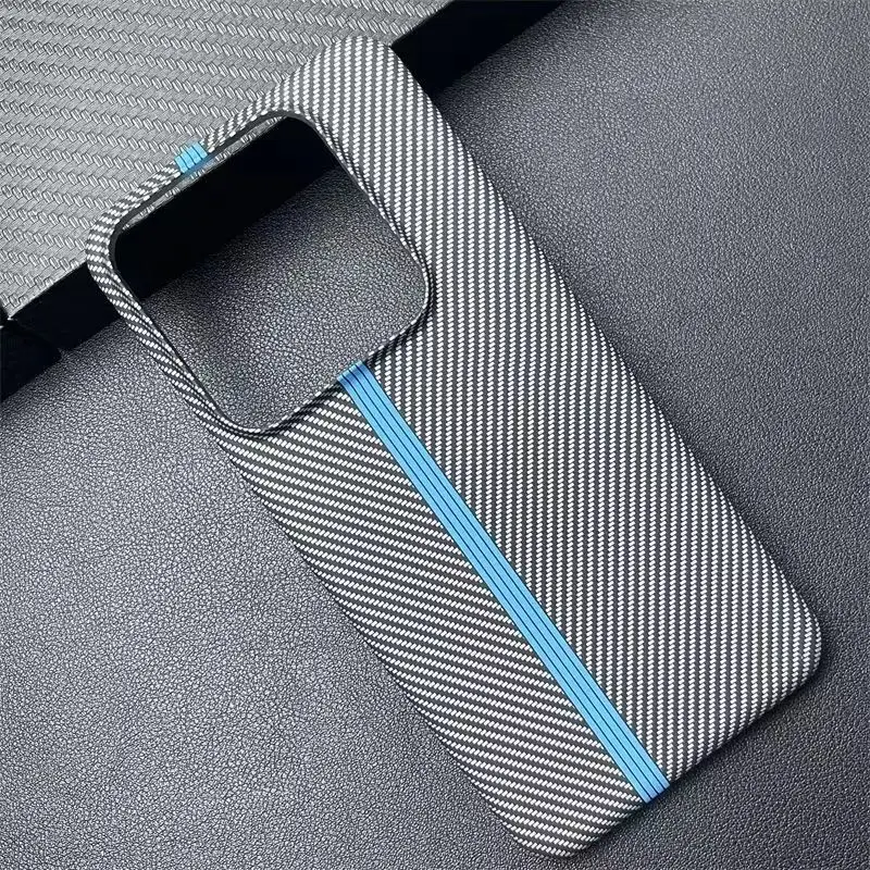Fashion Hard Carbon Fibre Slim Protective Back Cover Case