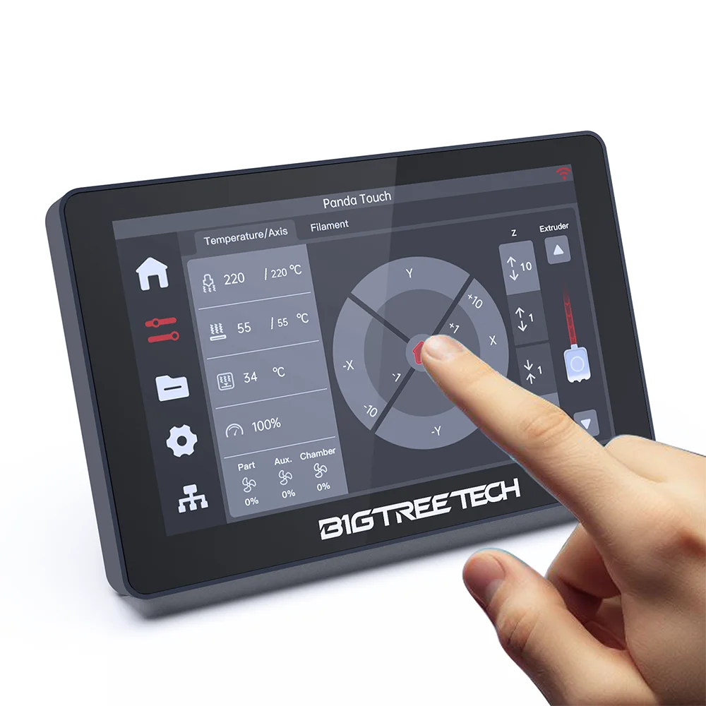 BIGTREETECH 판다 터치 V1.0, 5 인치 터치 스크린 멀티 프린터 무선 제어, 뱀부 랩 X1 P1 뱀부 랩 A1 3D 프린터용