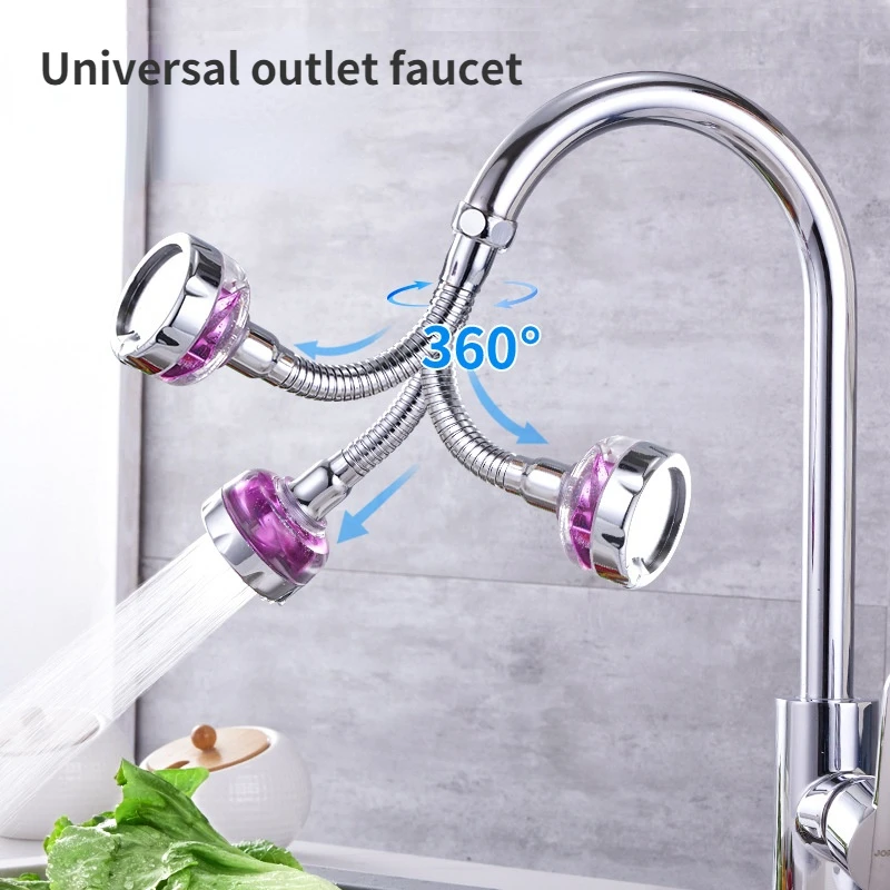

360°Rotation Kitchen Faucet Bathroom Faucet Aerator Water Saving High Pressure Nozzle Tap Adapter Kitchen Sink Spray Shower