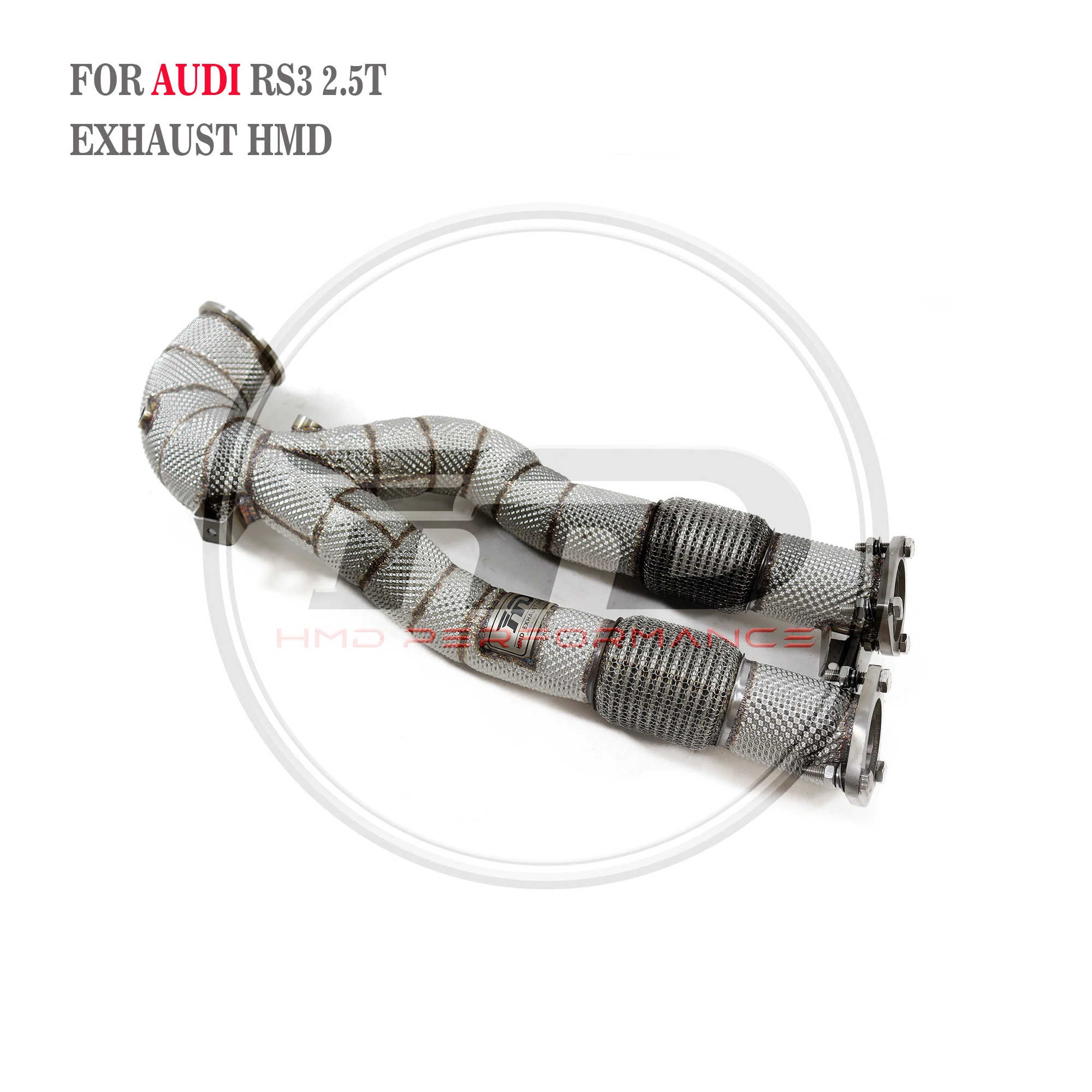 Scarico Hmd Downpipe Ad Alto Flusso Per Accessori Auto Audi Rs3 Ttrs Con Testata Catalitica Senza Cat