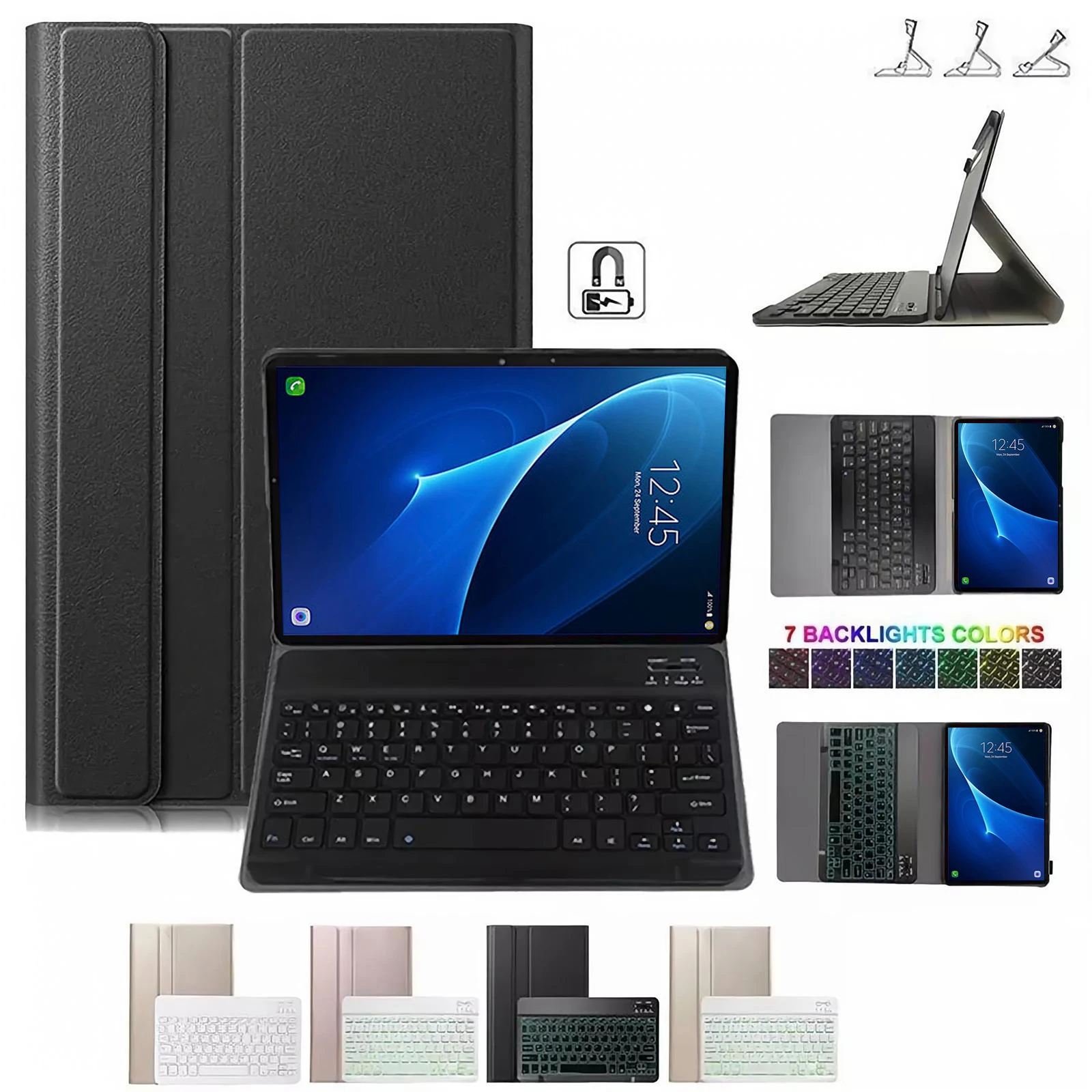 Чехол для Samsung Galaxy Tab A 10,1 дюйма, чехол с клавиатурой для Samsung Galaxy Tab A 10,1 дюйма 2016 искусств T585