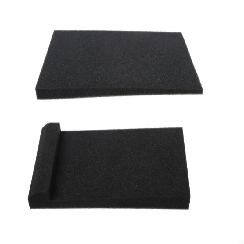 A52C 2 Pcs Sponge Studio Speaker Acoustic Isolation Foam Isolator Pads