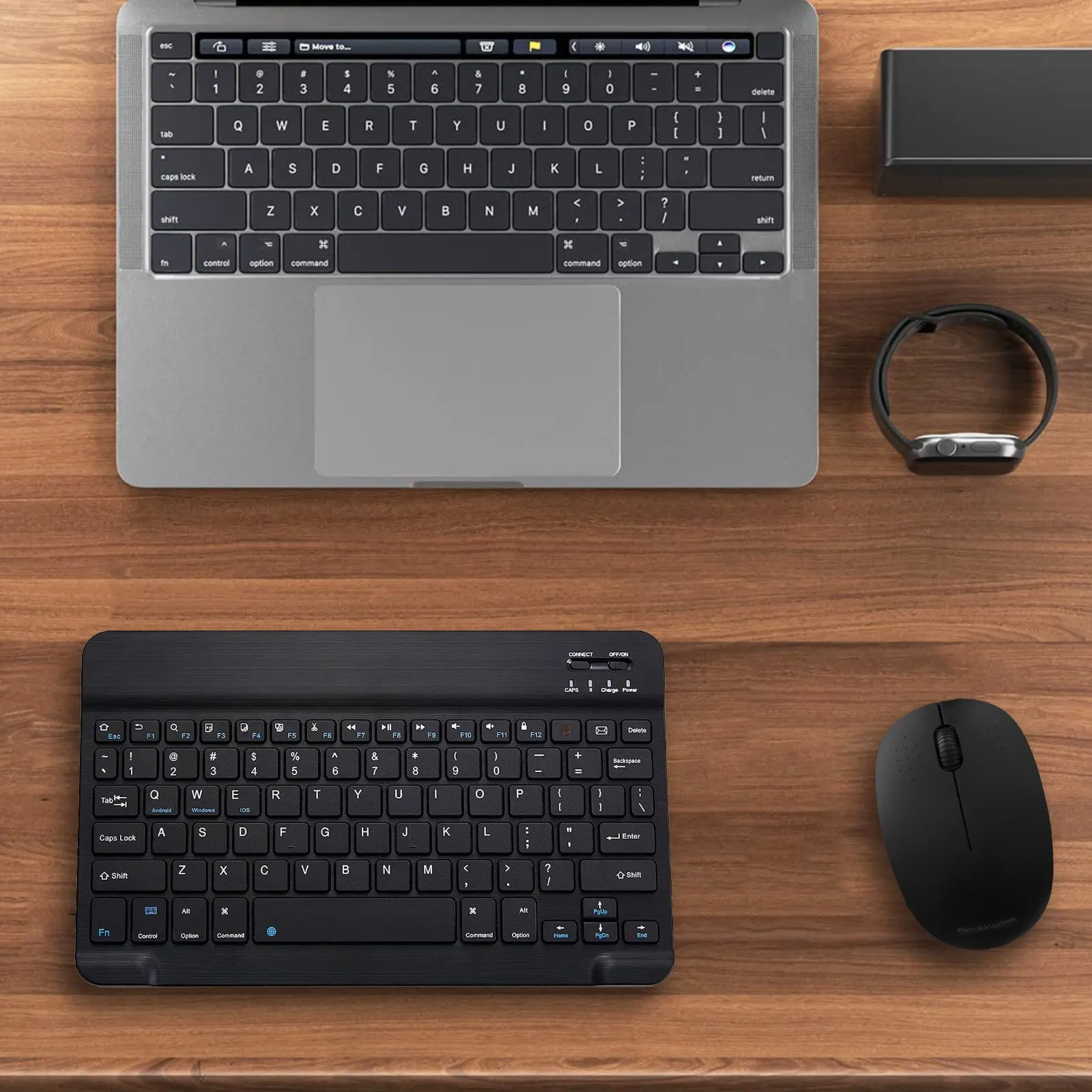 Bluetooth Keyboard and Mouse Set Desktop Office Bluetooth Keyboard Wireless Mouse for Windows Laptop Android Tablet